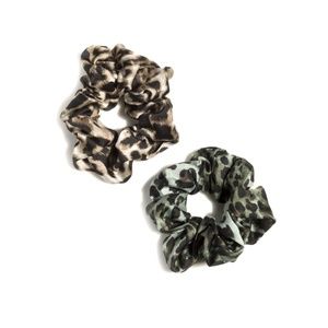 Leopard Scrunchies • Set of Two